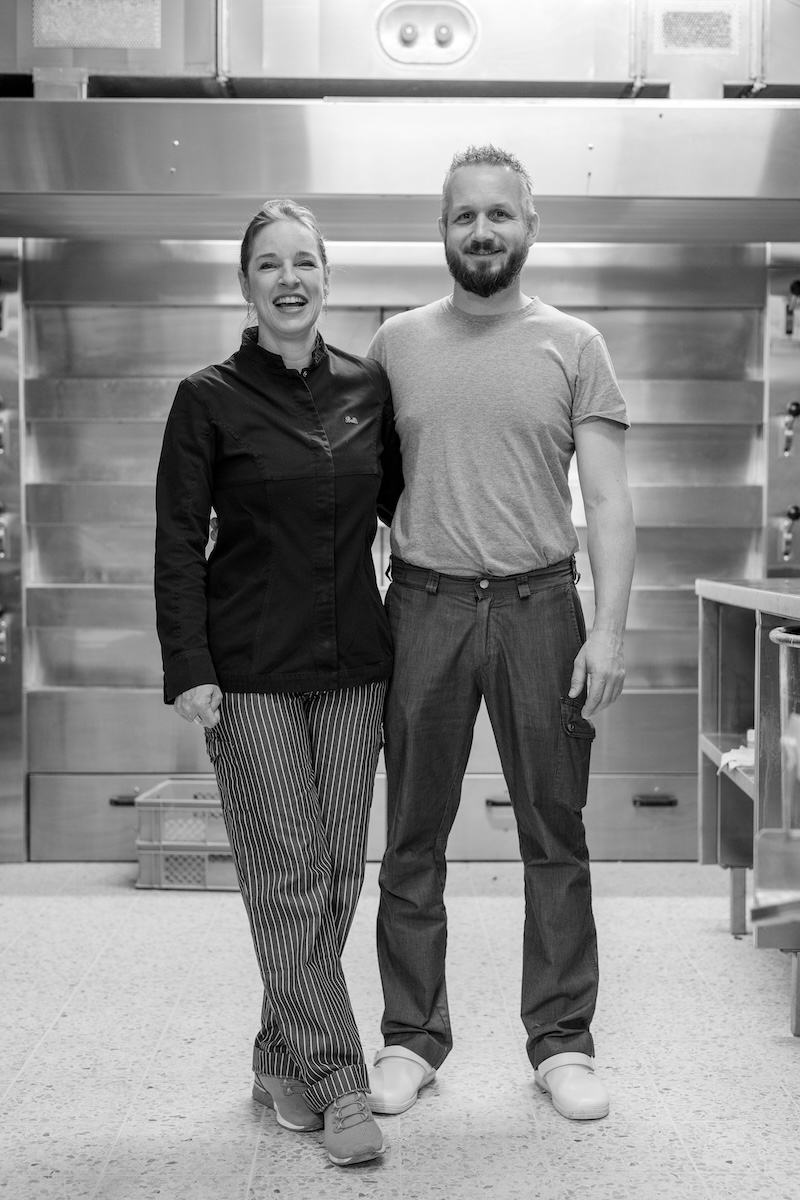 Baseltor-Lieferanten Feinbäckerei Studer in Solothurn - im Bild Yves Studer und Partnerin